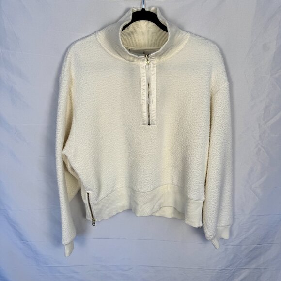 Varley White Fleece Jacket - Picture 1 of 2